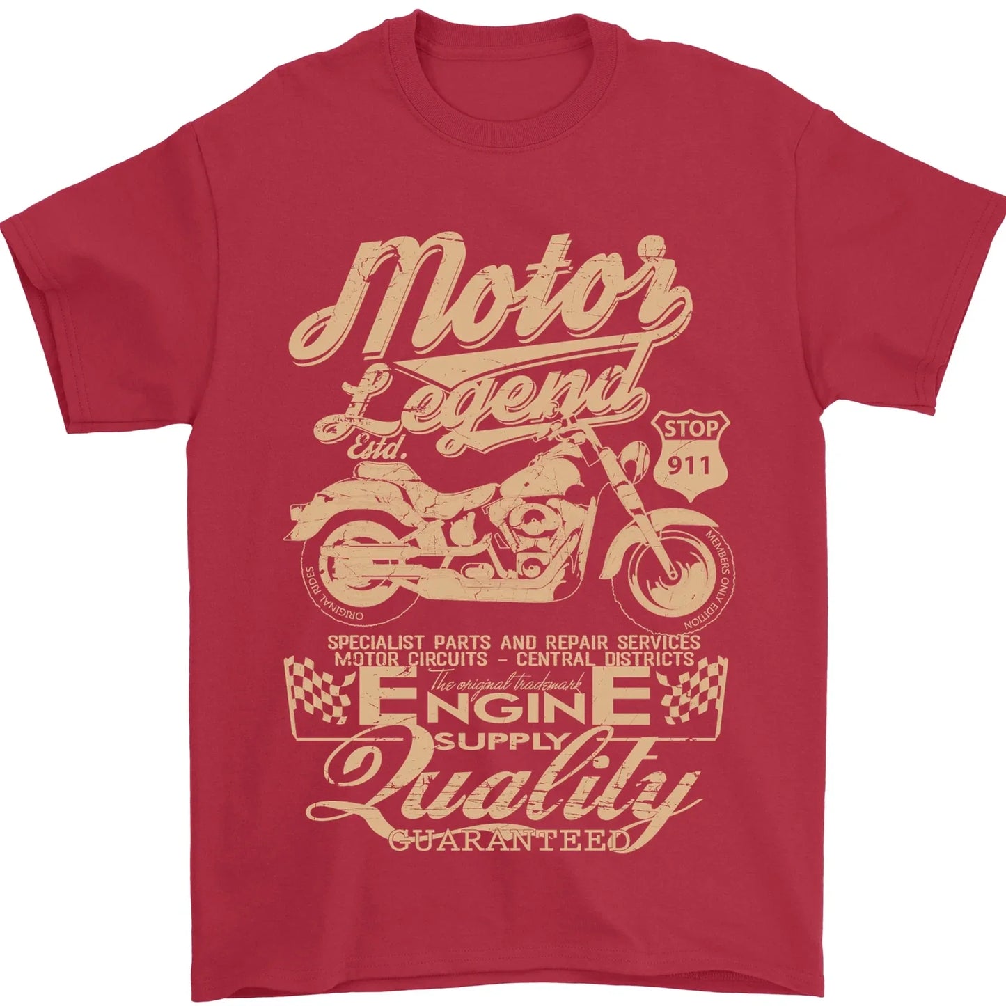 Motor Legend Biker Motorbike Motorcycle Mens T-Shirt 100% Cotton Unisex T-shirt, Sweatshirt, Hoodie, Long Sleeve Tee - T-Shirt, Sweatshirt, Hoodie
