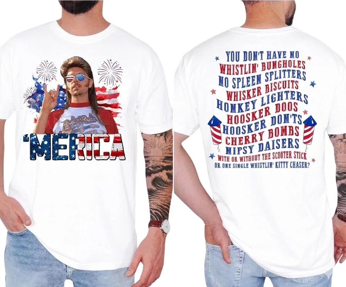 JOE DIRT 4TH OF JULY SHIRT, Independence Day Shirt Merica Shirt, AMERICA SHIRT Unisex T-shirt, Sweatshirt, Hoodie, Long Sleeve Tee - T-Shirt, Sweatshirt, Hoodie