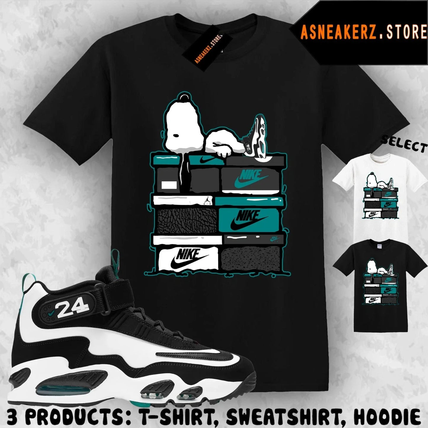 Shirt Match Air Griffey Max 1 Freshwater 2026 Sneaker Matching Sneakerhead S Dog Unisex T-shirt, Sweatshirt, Hoodie, Long Sleeve Tee - T-Shirt, Sweatshirt, Hoodie