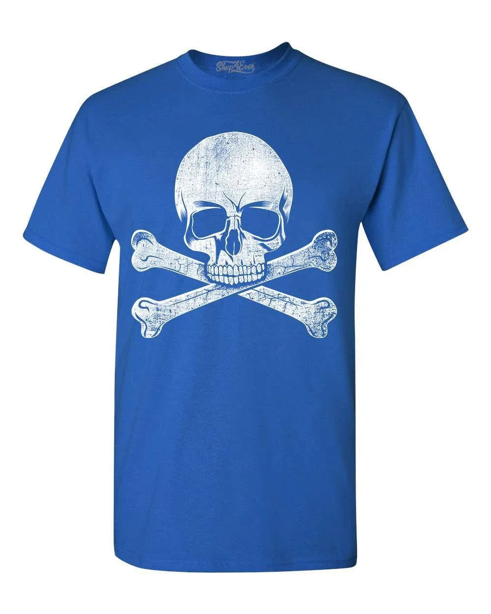 Pirate Skull Crossbones Distressed T-shirt Jolly Roger Halloween Shirts Unisex T-shirt, Sweatshirt, Hoodie, Long Sleeve Tee - T-Shirt, Sweatshirt, Hoodie