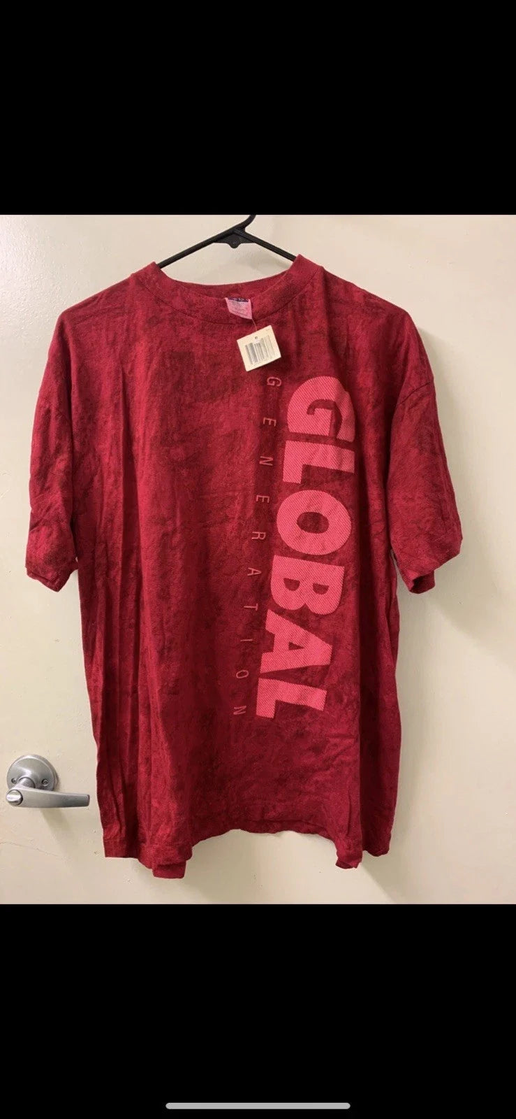 Vintage 90s Global Generation T-Shirt Acid Wash - NWT Deadstock XL/L Unisex T-shirt, Sweatshirt, Hoodie, Long Sleeve Tee - T-Shirt, Sweatshirt, Hoodie