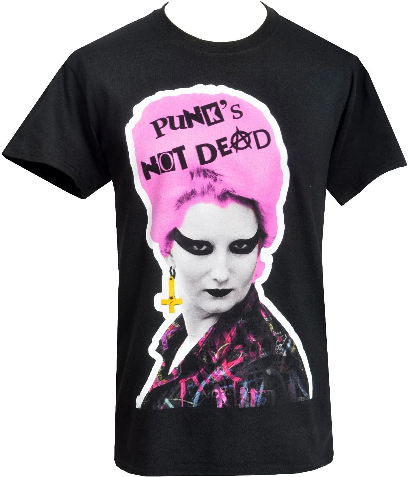 Mens Punk T-Shirt 1977 Punk's not Dead Anarchists Seditionaries S-5XL Unisex T-shirt, Sweatshirt, Hoodie, Long Sleeve Tee - T-Shirt, Sweatshirt, Hoodie