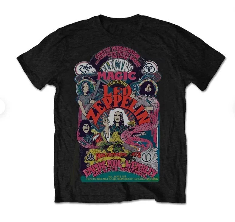Led Zeppelin t-shirt- Led Zeppelin classic shirt- Led Zeppelin electric magic Unisex T-shirt, Sweatshirt, Hoodie, Long Sleeve Tee - T-Shirt, Sweatshirt, Hoodie