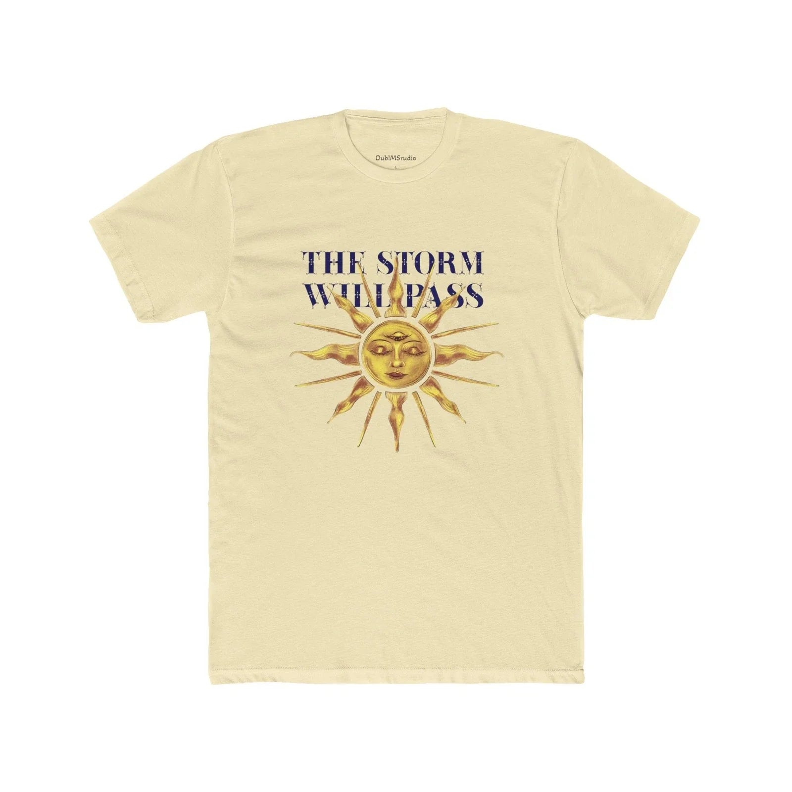 The Storm Will Pass Sun Graphic Tee | Inspirational Sun Illustration Unisex T-shirt, Sweatshirt, Hoodie, Long Sleeve Tee - T-Shirt, Sweatshirt, Hoodie