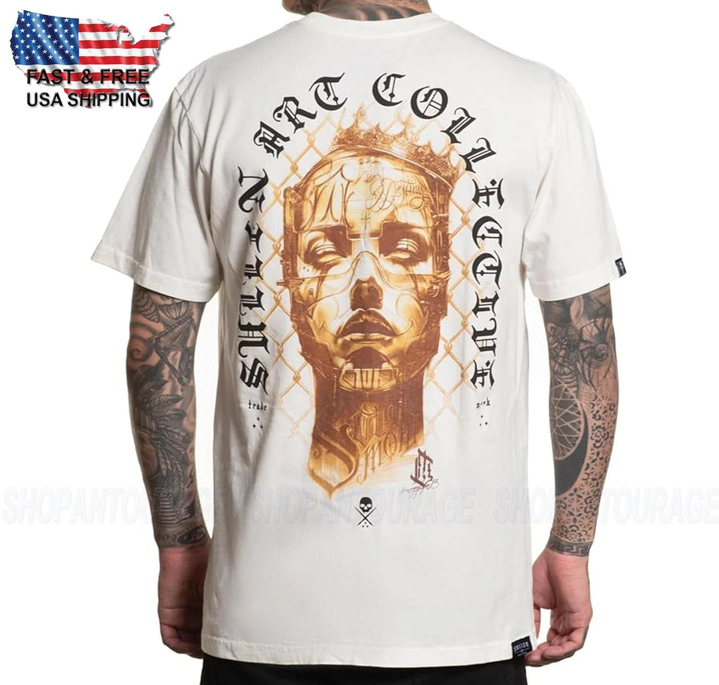 Sullen Art Collective Future Premium Fit T-Shirt Manica Corta SCM6909 Cotone Unisex T-shirt, Sweatshirt, Hoodie, Long Sleeve Tee - T-Shirt, Sweatshirt, Hoodie