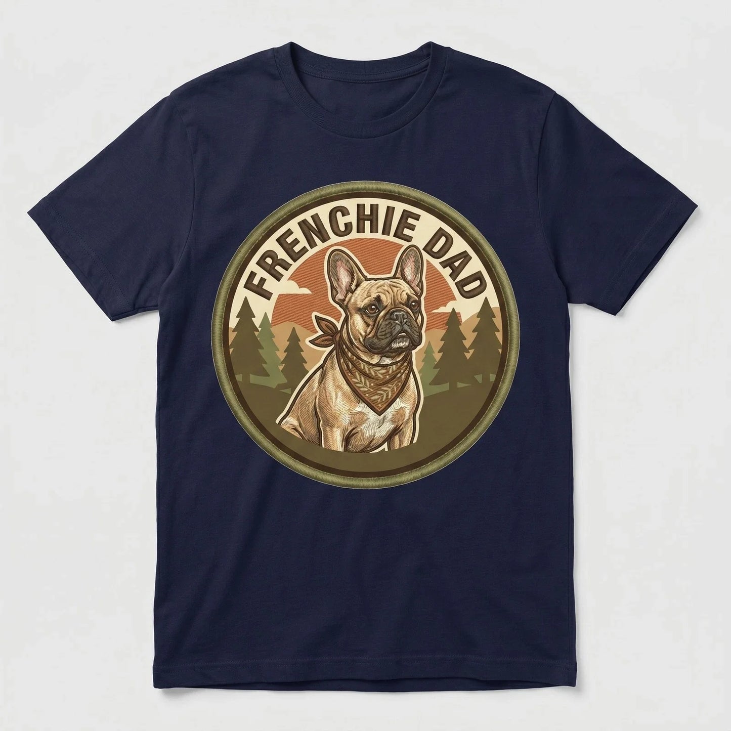 French Bulldog Dad T-Shirt Frenchie Dog Gift Men Graphic Tee Fathers Day Cute Unisex T-shirt, Sweatshirt, Hoodie, Long Sleeve Tee - T-Shirt, Sweatshirt, Hoodie