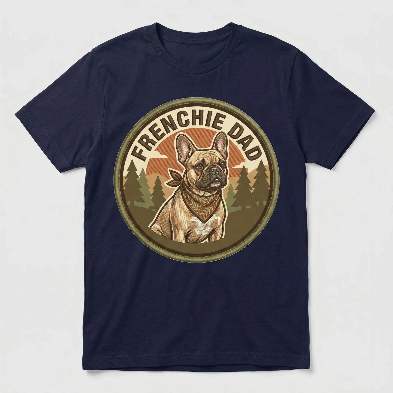 French Bulldog Dad T-Shirt Frenchie Dog Gift Men Graphic Tee Fathers Day Cute Unisex T-shirt, Sweatshirt, Hoodie, Long Sleeve Tee - T-Shirt, Sweatshirt, Hoodie