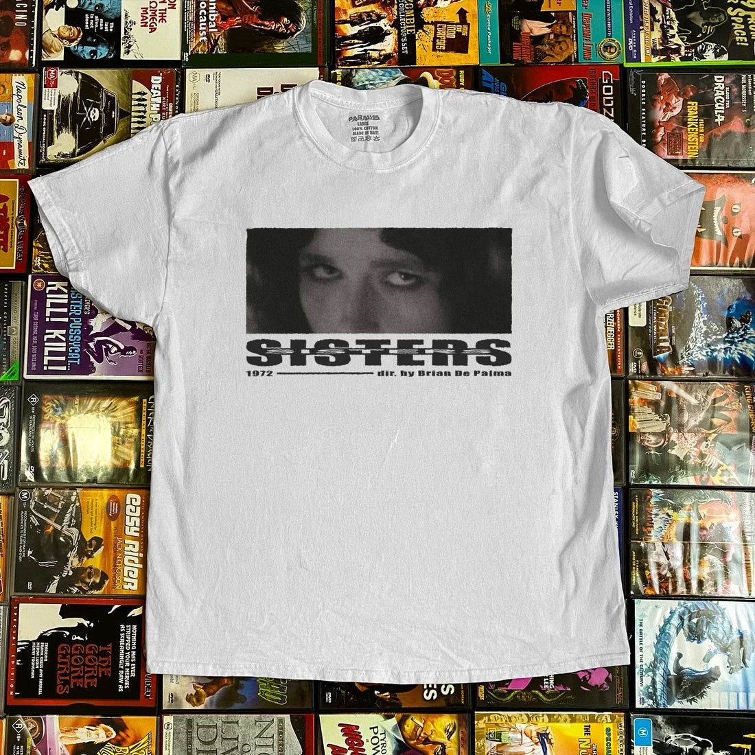 1972 Sisters Brian De Palma Vintage Horror Movie T Shirt S-5XL Unisex T-shirt, Sweatshirt, Hoodie, Long Sleeve Tee - T-Shirt, Sweatshirt, Hoodie