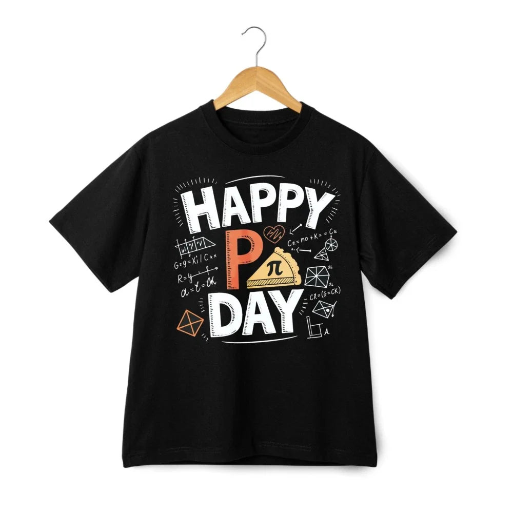 Happy Pi Day Math Formulas Graphic Tee,Nerdy Casual Cotton T-Shirt for Men Women Unisex T-shirt, Sweatshirt, Hoodie, Long Sleeve Tee - T-Shirt, Sweatshirt, Hoodie