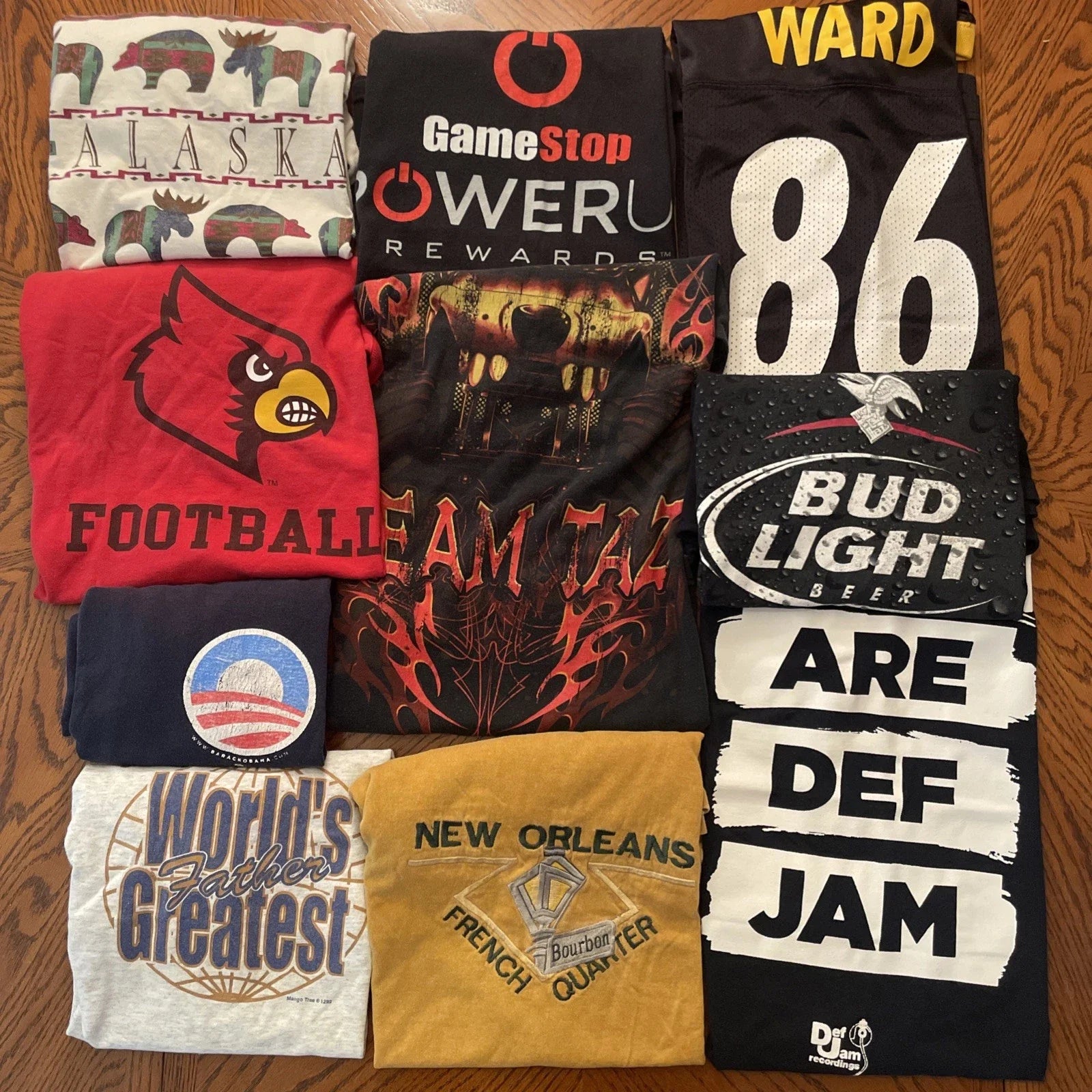 Vintage T-Shirt Lot Of 10 90s Y2K Modern Taz Modern Warfare 3 Steelers Def Jam Unisex T-shirt, Sweatshirt, Hoodie, Long Sleeve Tee - T-Shirt, Sweatshirt, Hoodie