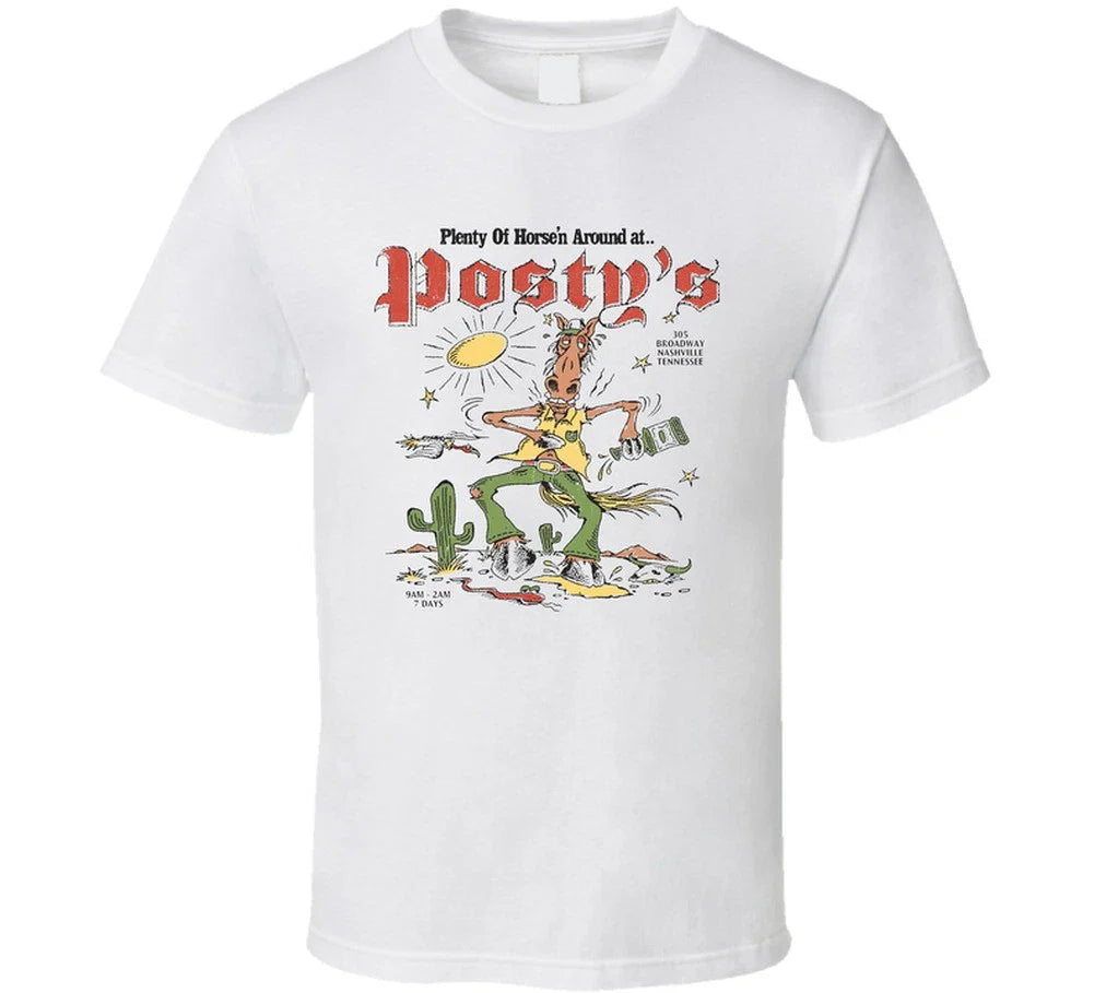 Posty's Nasville Tn Country Bar T Shirt Unisex T-shirt, Sweatshirt, Hoodie, Long Sleeve Tee - T-Shirt, Sweatshirt, Hoodie