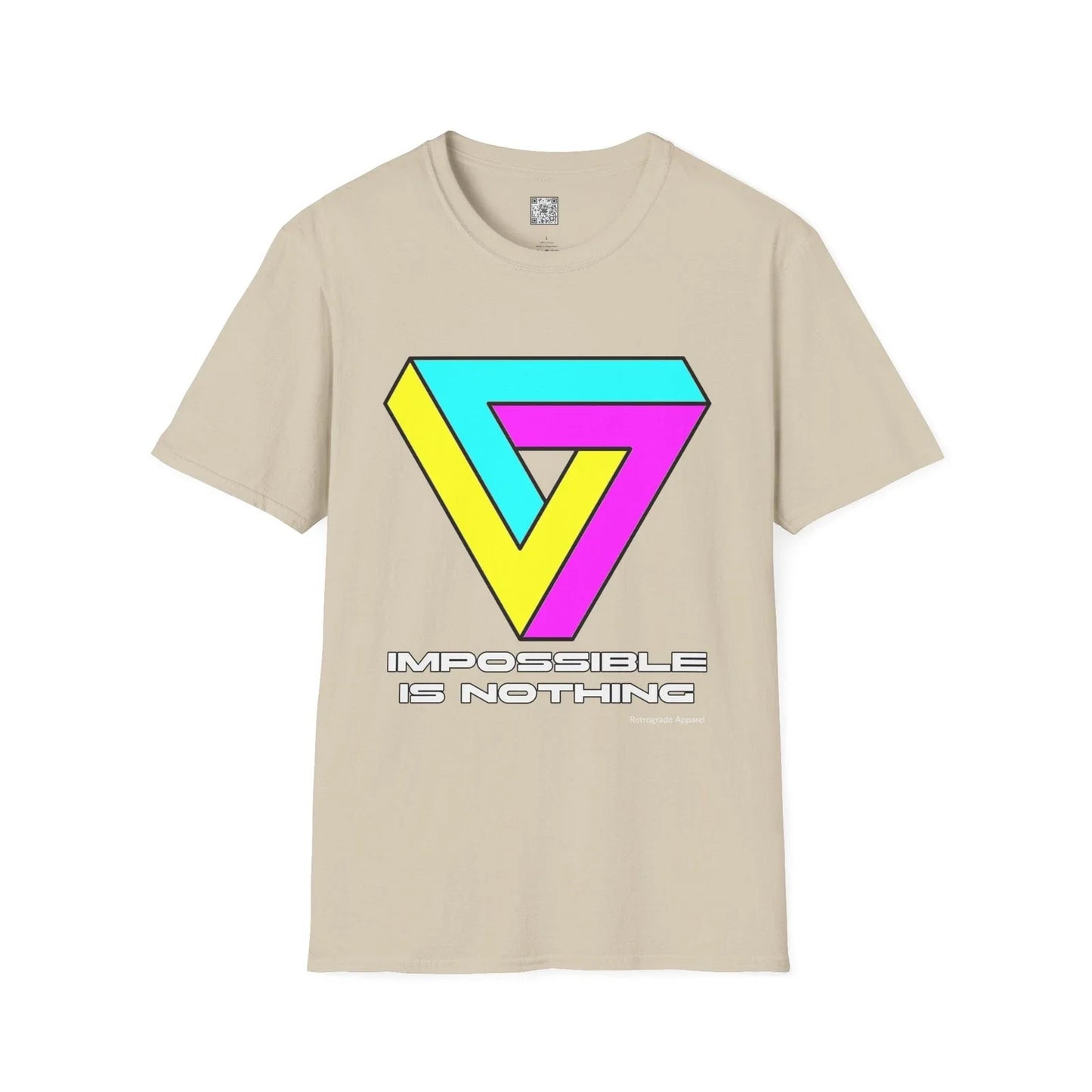 Impossible is Nothing, Retrograde Apparel Tee, Trendy Graphic Tee, Inspirational Unisex T-shirt, Sweatshirt, Hoodie, Long Sleeve Tee - T-Shirt, Sweatshirt, Hoodie