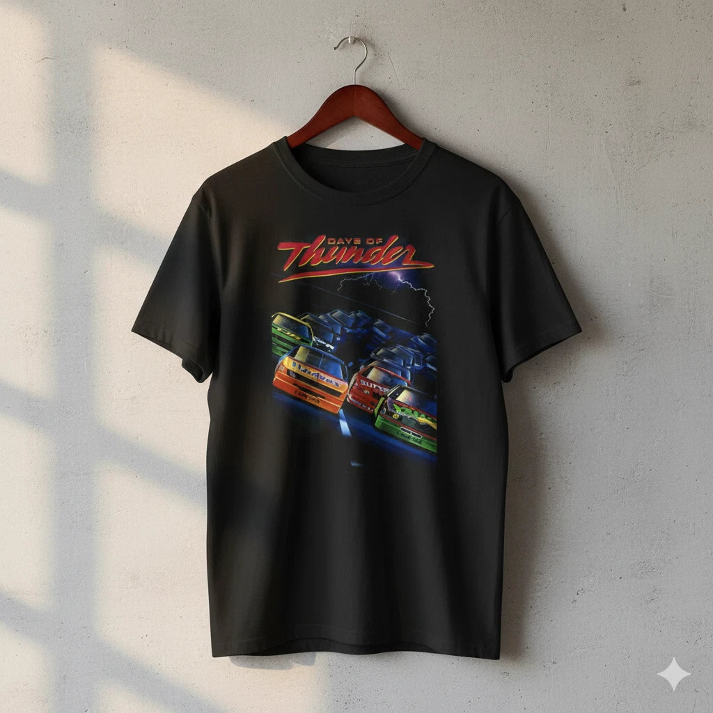 Days of Thunder NASCAR Racing Movie T-Shirt Black Graphic Tee - T769 Unisex T-shirt, Sweatshirt, Hoodie, Long Sleeve Tee - T-Shirt, Sweatshirt, Hoodie