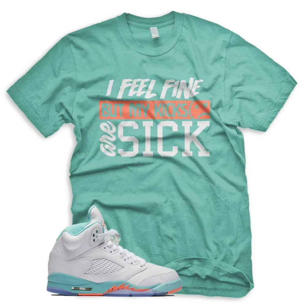 New SICK KICKS T Shirt for J1 5 Light Aqua White Crimson Pulse Unisex T-shirt, Sweatshirt, Hoodie, Long Sleeve Tee - T-Shirt, Sweatshirt, Hoodie