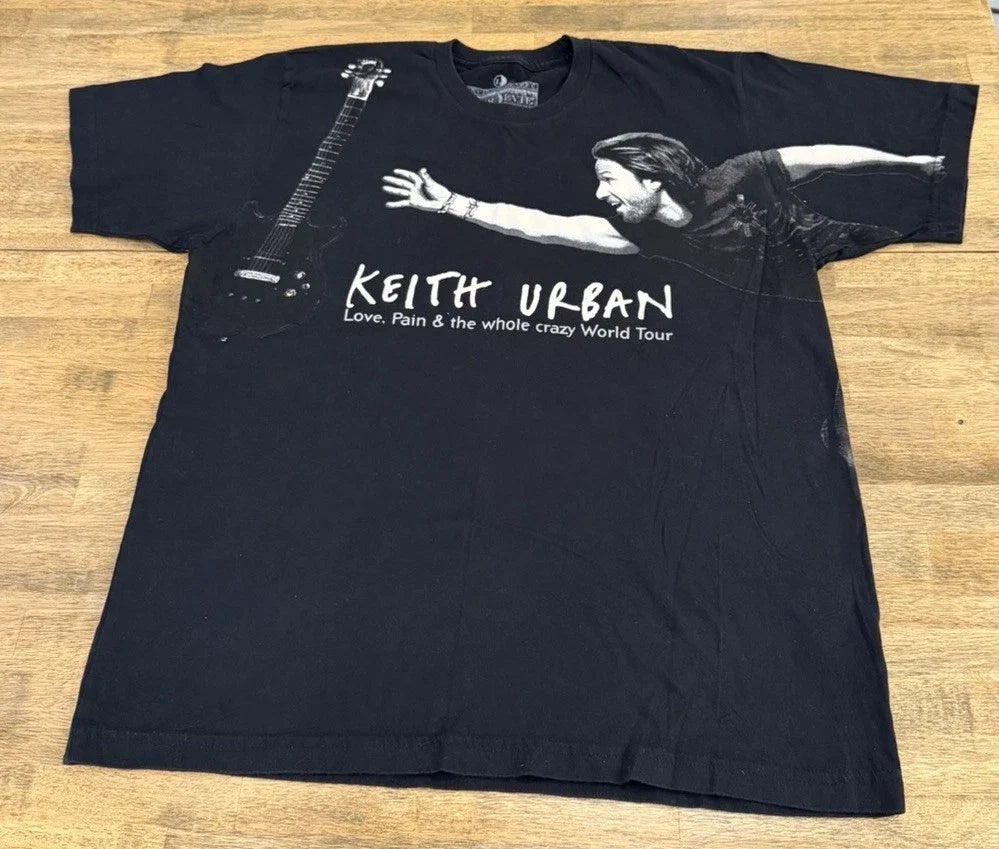 Vintage 2007 Keith Urban Concert T-Shirt Size L Unisex T-shirt, Sweatshirt, Hoodie, Long Sleeve Tee - T-Shirt, Sweatshirt, Hoodie
