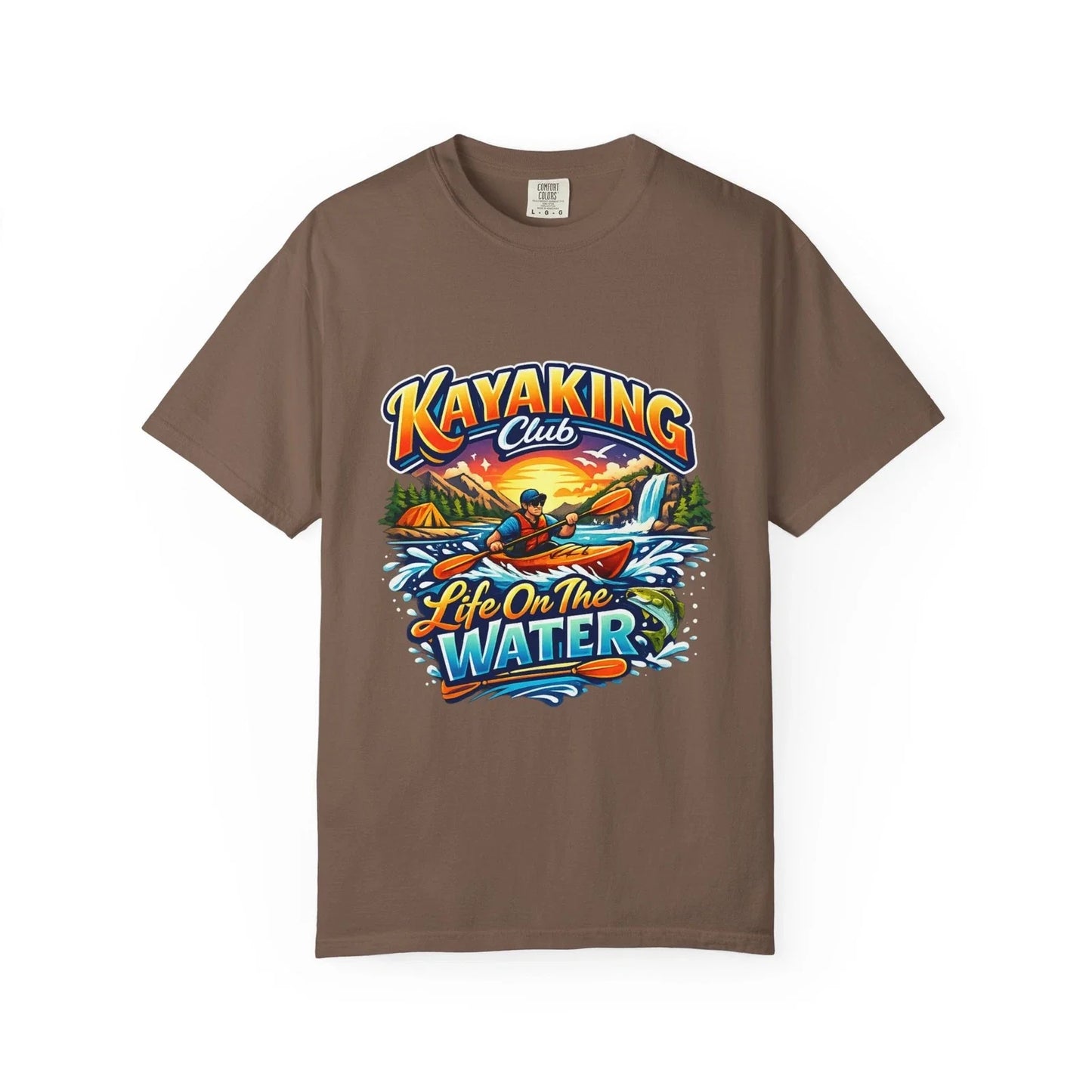 Kayaking Club Life On The Water T-Shirt | Kayak Graphic Tee Unisex T-shirt, Sweatshirt, Hoodie, Long Sleeve Tee - T-Shirt, Sweatshirt, Hoodie