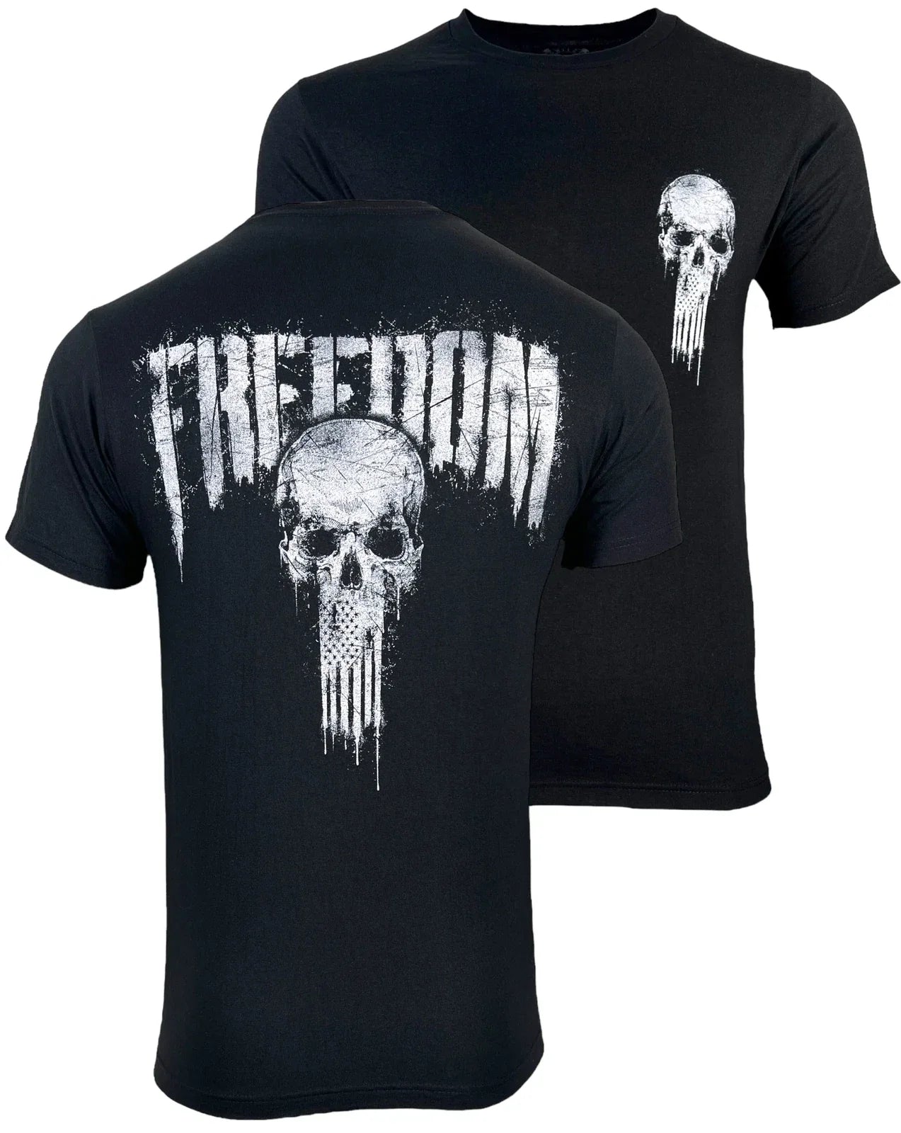 Howitzer Style Men's T-Shirt Freedom Skull Military Grunt MFG Unisex T-shirt, Sweatshirt, Hoodie, Long Sleeve Tee - T-Shirt, Sweatshirt, Hoodie