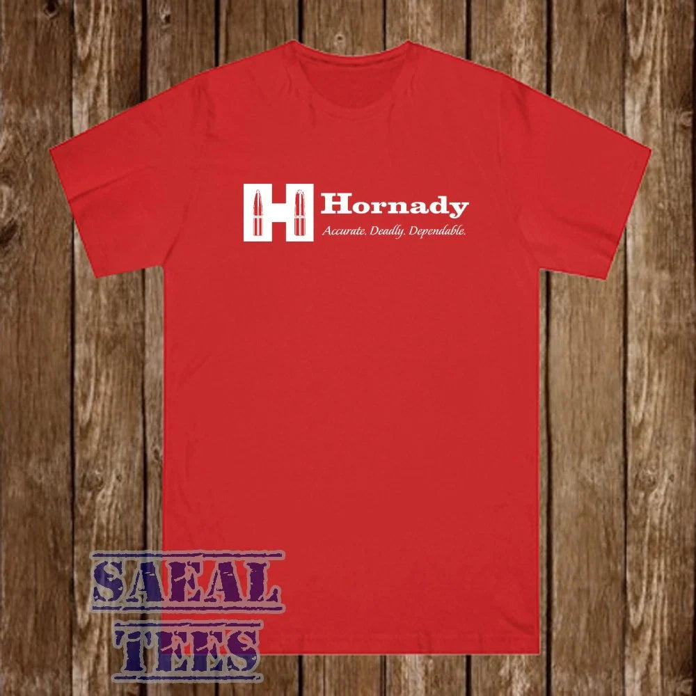 Hornady Guns Firearms Men's Red Size S-5XL Unisex T-shirt, Sweatshirt, Hoodie, Long Sleeve Tee - T-Shirt, Sweatshirt, Hoodie