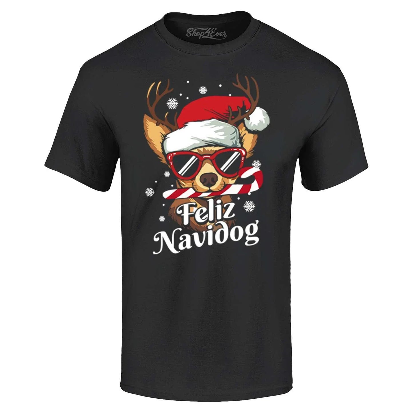 Feliz Navidog Navidad Dog Santa Chihuahua T-shirt Christmas Shirts Unisex T-shirt, Sweatshirt, Hoodie, Long Sleeve Tee - T-Shirt, Sweatshirt, Hoodie
