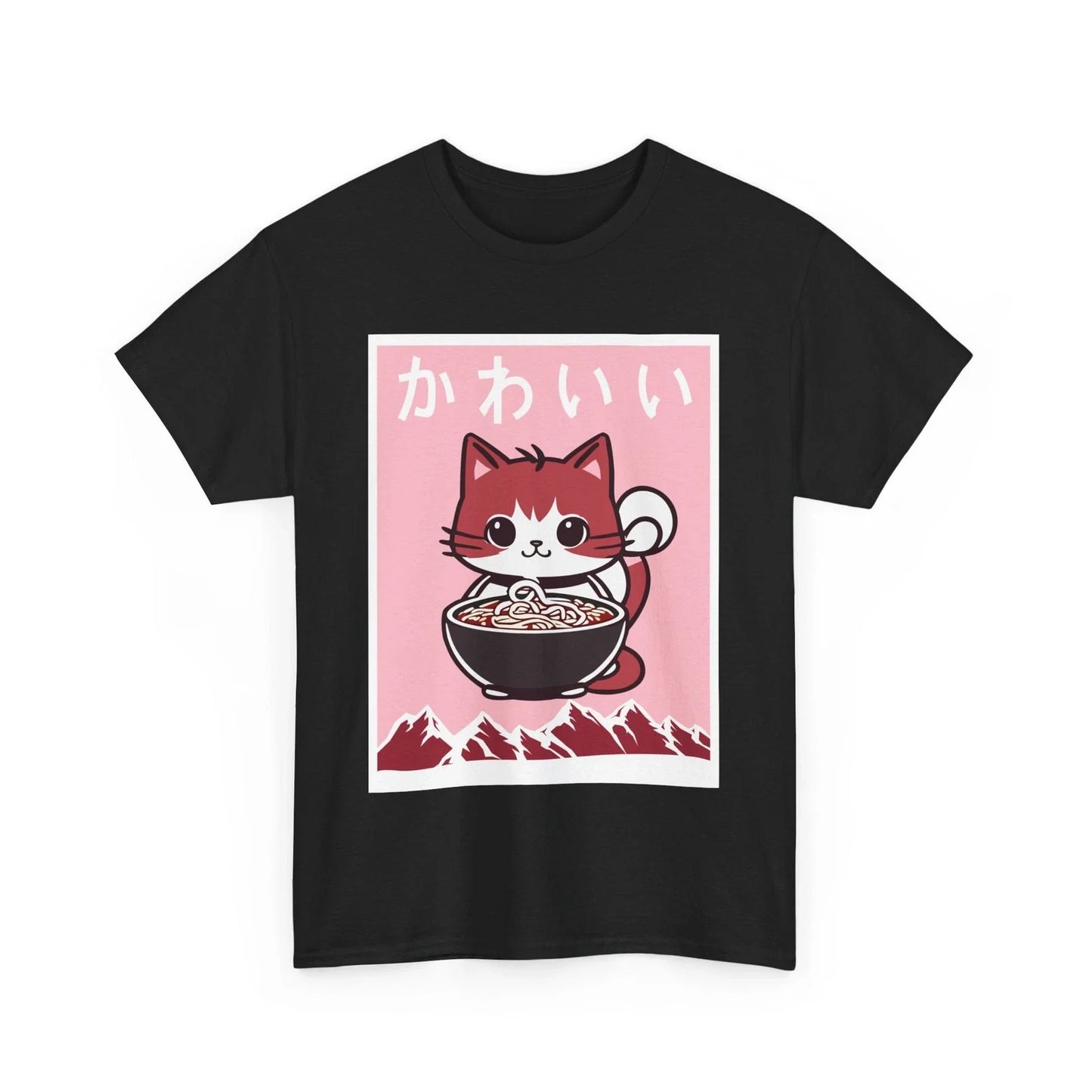 Kawaii Cat Shirt, Japanese Art Cat Kitten Lovers Women Men T-shirt Unisex T-shirt, Sweatshirt, Hoodie, Long Sleeve Tee - T-Shirt, Sweatshirt, Hoodie