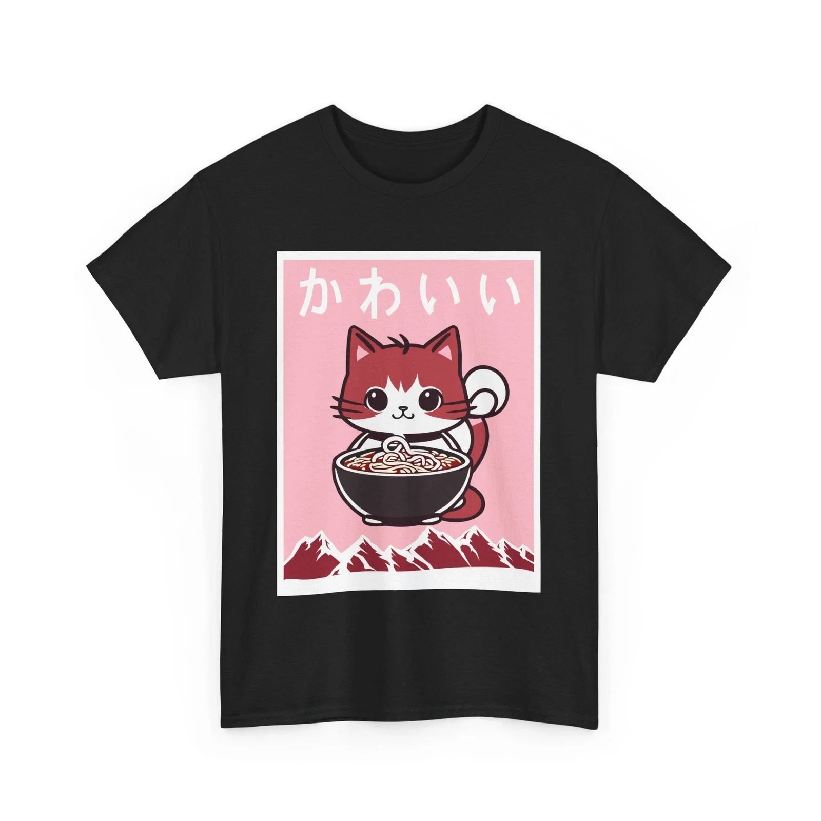 Kawaii Cat Shirt, Japanese Art Cat Kitten Lovers Women Men T-shirt Unisex T-shirt, Sweatshirt, Hoodie, Long Sleeve Tee - T-Shirt, Sweatshirt, Hoodie