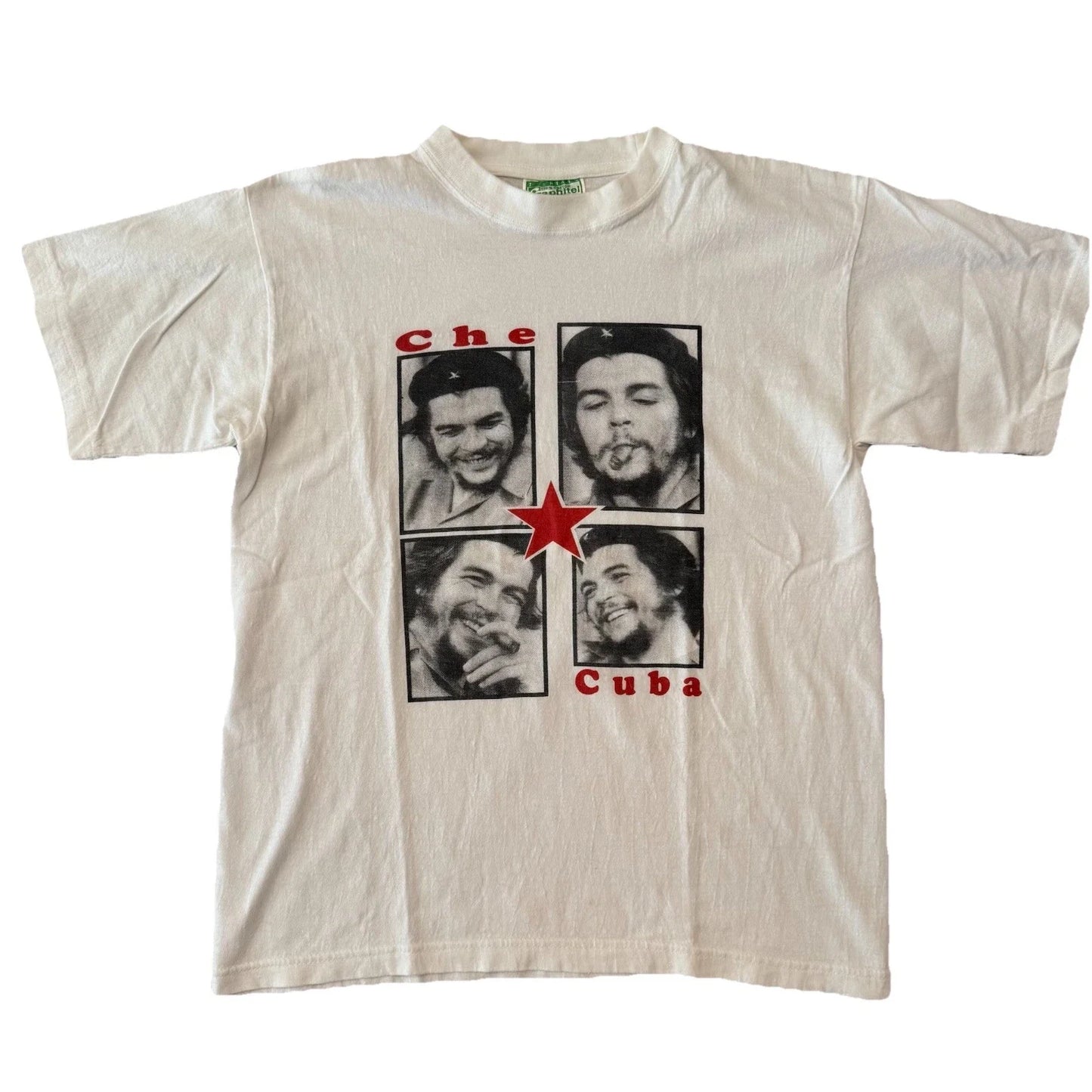 Vintage 90s CHE GUEVARA Cuba T Shirt Punk Grunge Size Large Unisex T-shirt, Sweatshirt, Hoodie, Long Sleeve Tee - T-Shirt, Sweatshirt, Hoodie