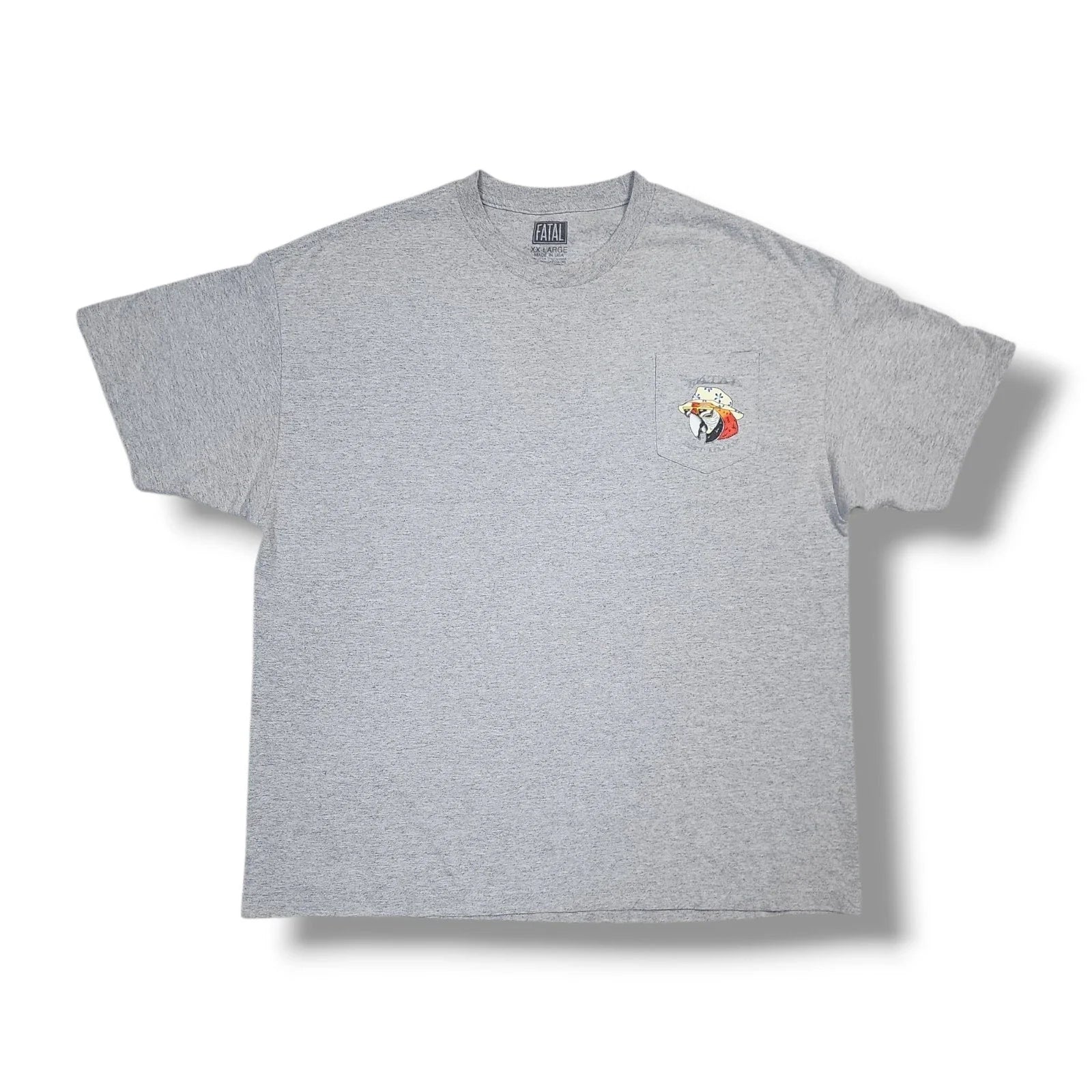 Fatal Clothing Parrot Graphic Print Gray T-Shirt Men's XL Unisex T-shirt, Sweatshirt, Hoodie, Long Sleeve Tee - T-Shirt, Sweatshirt, Hoodie