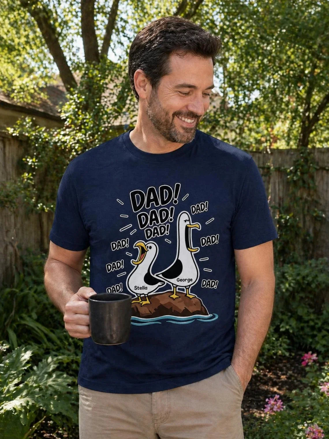 2026 Seagull Dad Dad Dad - Trending Personalized Shirt - Funny Father's Day Gift Unisex T-shirt, Sweatshirt, Hoodie, Long Sleeve Tee - T-Shirt, Sweatshirt, Hoodie