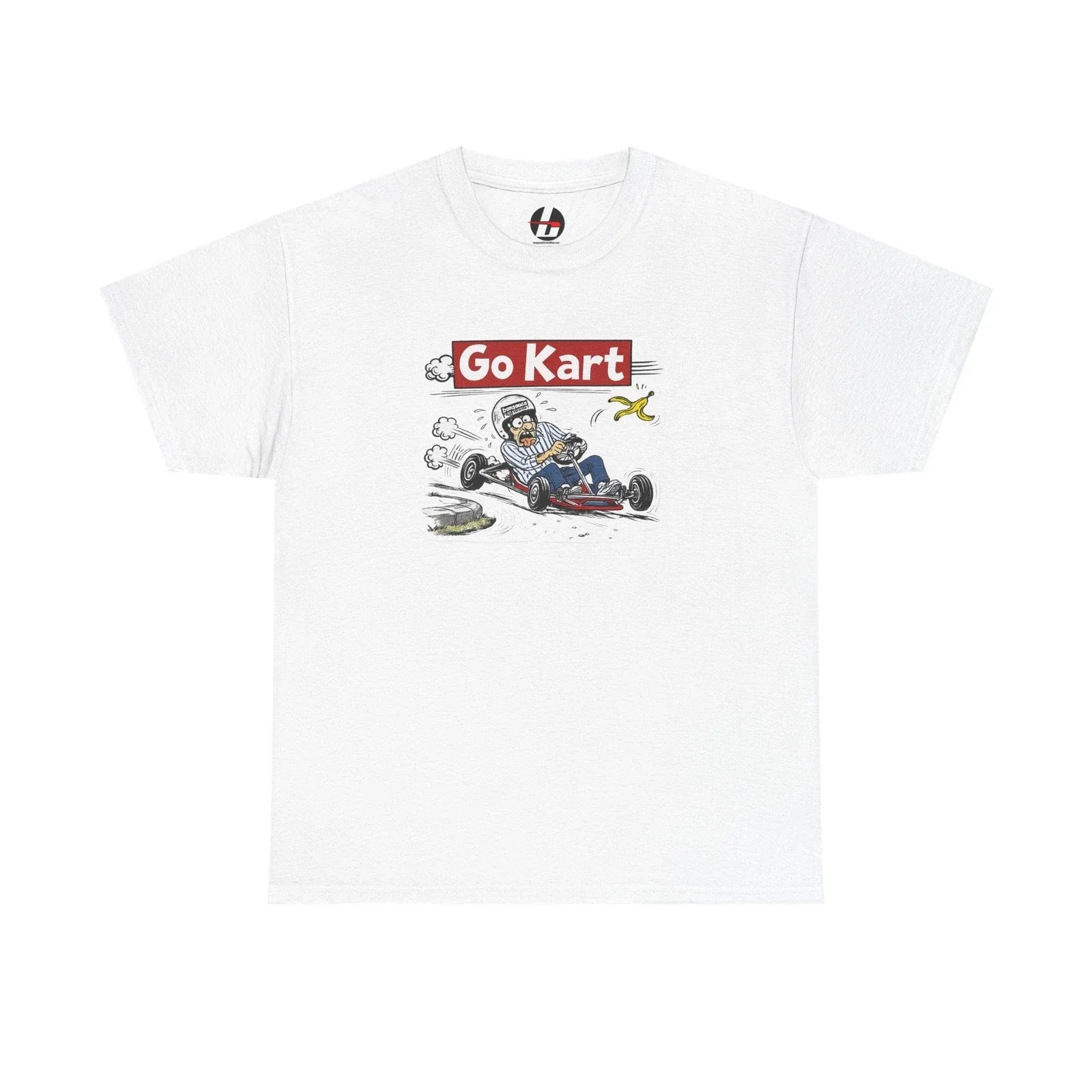 Vintage Go Kart Racing Graphic T-Shirt | Funny Cartoon Kart Driver tee Unisex T-shirt, Sweatshirt, Hoodie, Long Sleeve Tee - T-Shirt, Sweatshirt, Hoodie
