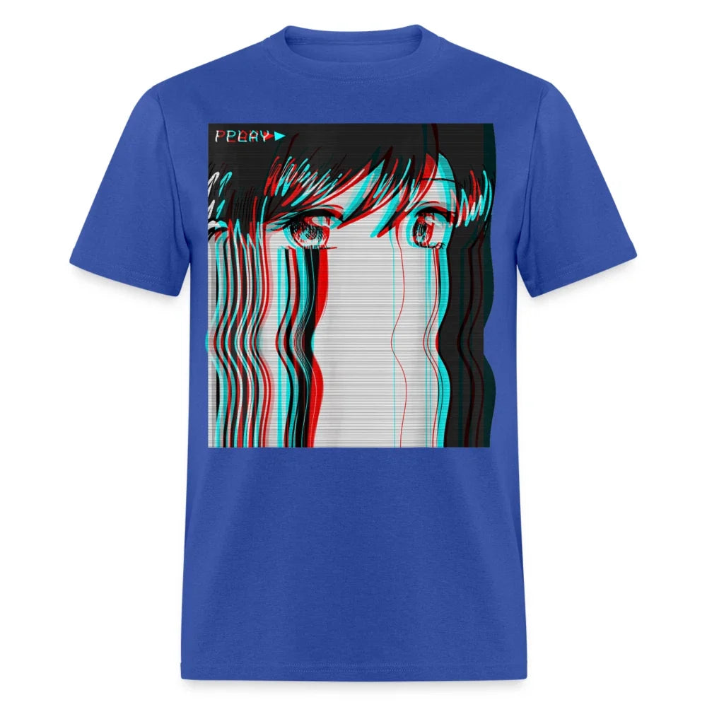 Vaporwave Aesthetic Sad Anime Girl Retro Eboy Egirl Harajuku T-Shirt Unisex T-shirt, Sweatshirt, Hoodie, Long Sleeve Tee - T-Shirt, Sweatshirt, Hoodie