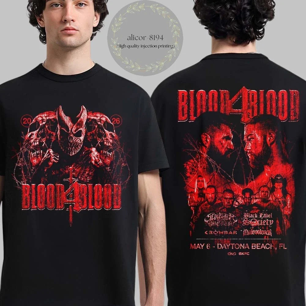 Blood4Blood Event Merch In Daytona Beach Florida On May 6 2026 Faceoff T-Shirt Unisex T-shirt, Sweatshirt, Hoodie, Long Sleeve Tee - T-Shirt, Sweatshirt, Hoodie