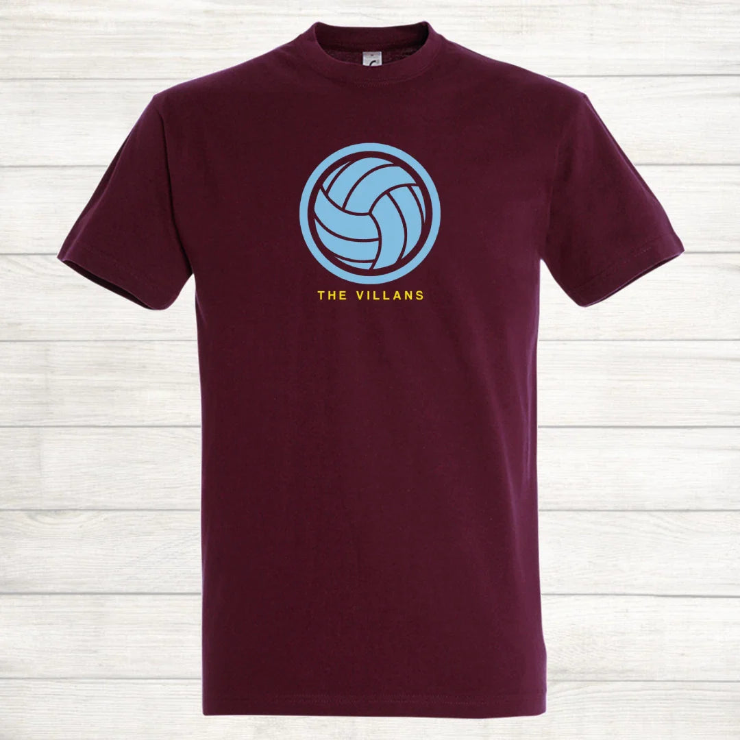 Aston Villa Football Shirt Up the Villa The Villains Retro Style Unisex T-shirt, Sweatshirt, Hoodie, Long Sleeve Tee - T-Shirt, Sweatshirt, Hoodie