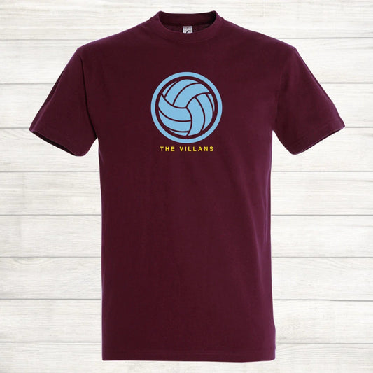 Aston Villa Football Shirt Up the Villa The Villains Retro Style Unisex T-shirt, Sweatshirt, Hoodie, Long Sleeve Tee - T-Shirt, Sweatshirt, Hoodie