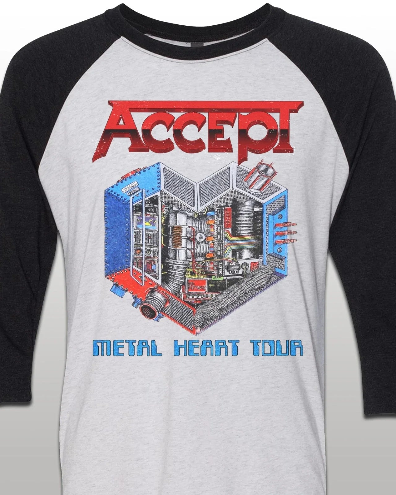 ACCEPT Jersey T-Shirt 1985 Tour Heavy Metal Concert Tee Unisex S-XXL sports jersey product view 1