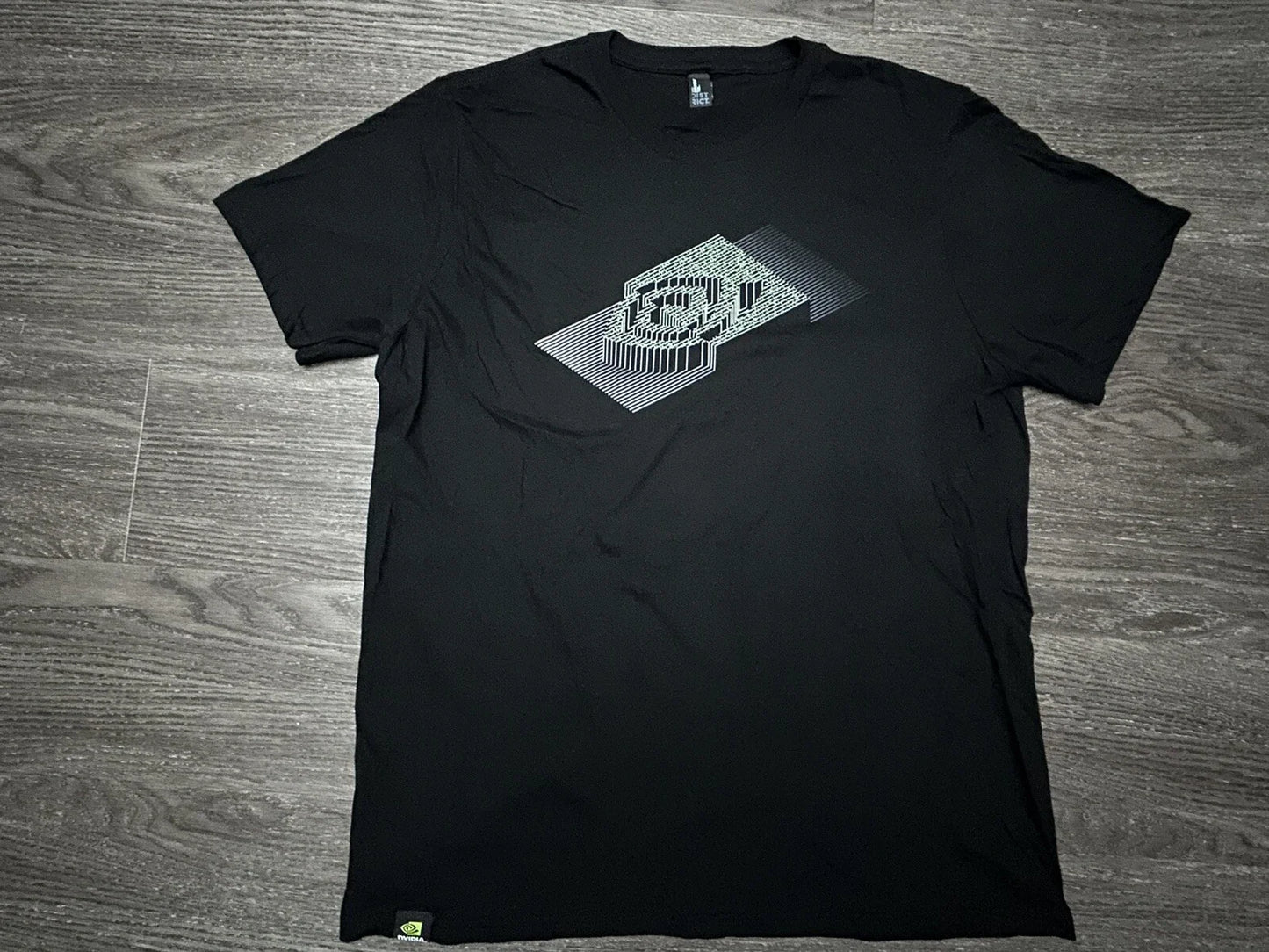Nvidia Animation Artwork Logo Men's Black T-Shirt Size XL Unisex T-shirt, Sweatshirt, Hoodie, Long Sleeve Tee - T-Shirt, Sweatshirt, Hoodie