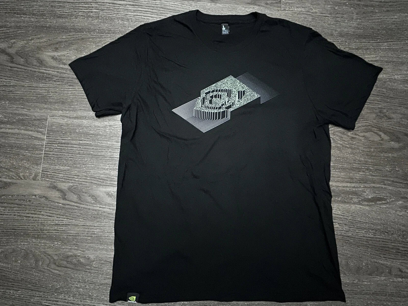 Nvidia Animation Artwork Logo Men's Black T-Shirt Size XL Unisex T-shirt, Sweatshirt, Hoodie, Long Sleeve Tee - T-Shirt, Sweatshirt, Hoodie