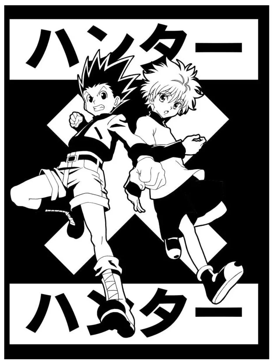 NEW 2XL Hunter X Hunter Men Shirt Black Anime Manga Japanese Killua Zoldyck XXL Unisex T-shirt, Sweatshirt, Hoodie, Long Sleeve Tee - T-Shirt, Sweatshirt, Hoodie
