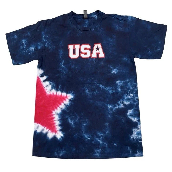 250 USA Red White and Blue tie dye shirt America tie dye - 4th of July Shirt Unisex T-shirt, Sweatshirt, Hoodie, Long Sleeve Tee - T-Shirt, Sweatshirt, Hoodie