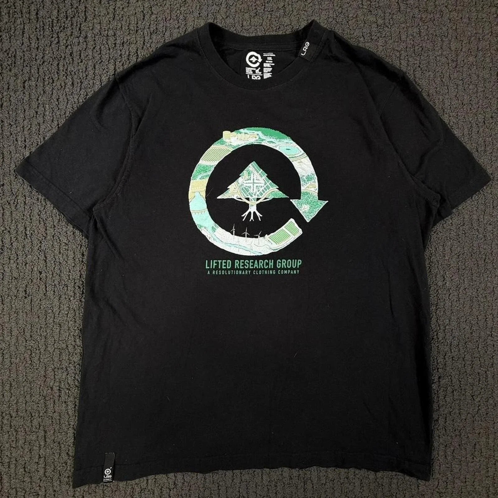 LRG Y2K Skater Black Graphic T Shirt Summer XXL Unisex T-shirt, Sweatshirt, Hoodie, Long Sleeve Tee - T-Shirt, Sweatshirt, Hoodie