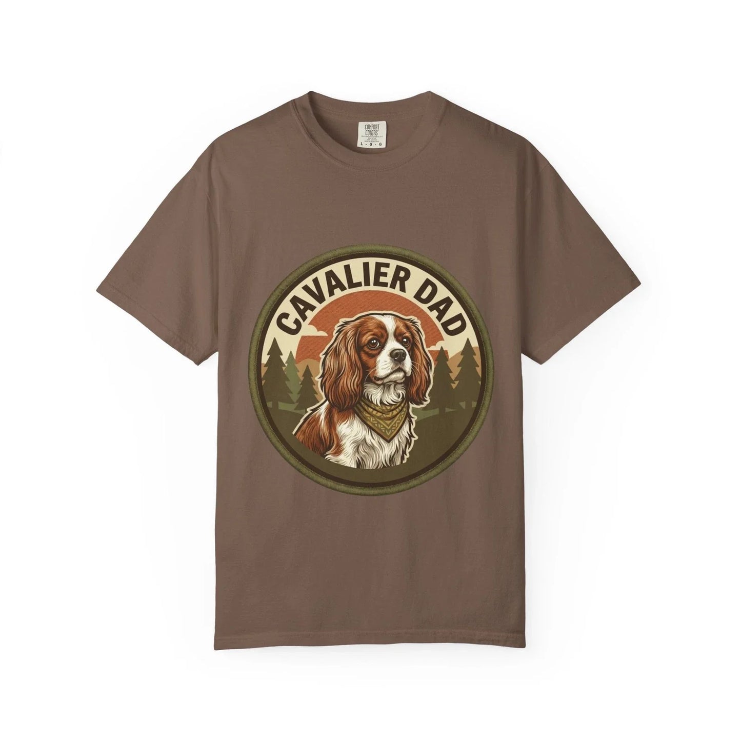 Cavalier Dad T-Shirt King Charles Dog Dad Gift Men Graphic Tee Fathers Day Unisex T-shirt, Sweatshirt, Hoodie, Long Sleeve Tee - T-Shirt, Sweatshirt, Hoodie