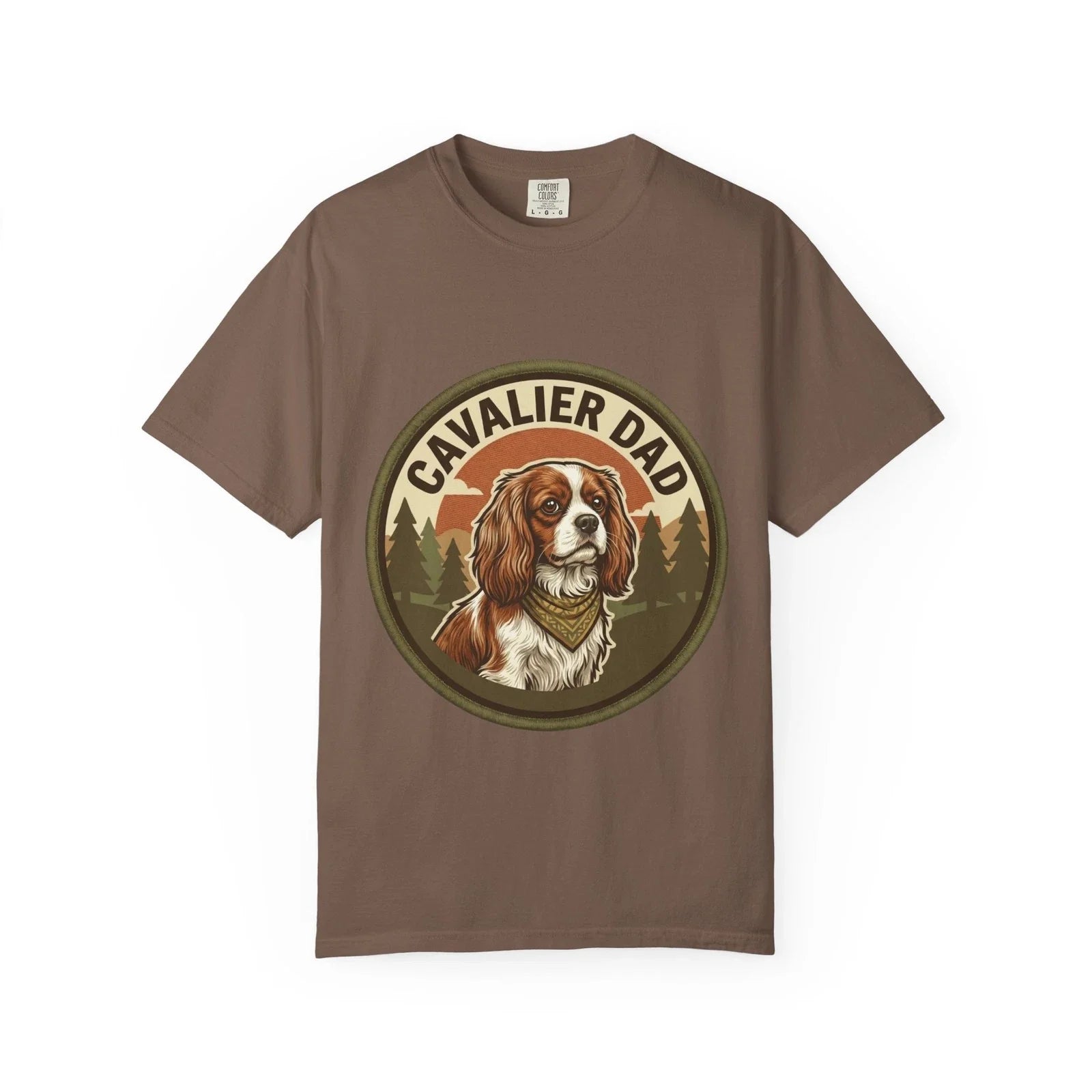Cavalier Dad T-Shirt King Charles Dog Dad Gift Men Graphic Tee Fathers Day Unisex T-shirt, Sweatshirt, Hoodie, Long Sleeve Tee - T-Shirt, Sweatshirt, Hoodie