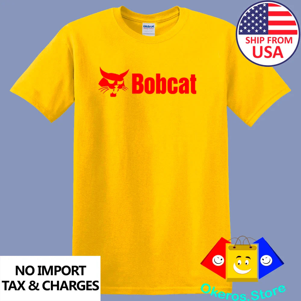 Bobcat Tractor Bob Cat Men's Daisy Yellow Size S to 5XL Unisex T-shirt, Sweatshirt, Hoodie, Long Sleeve Tee - T-Shirt, Sweatshirt, Hoodie