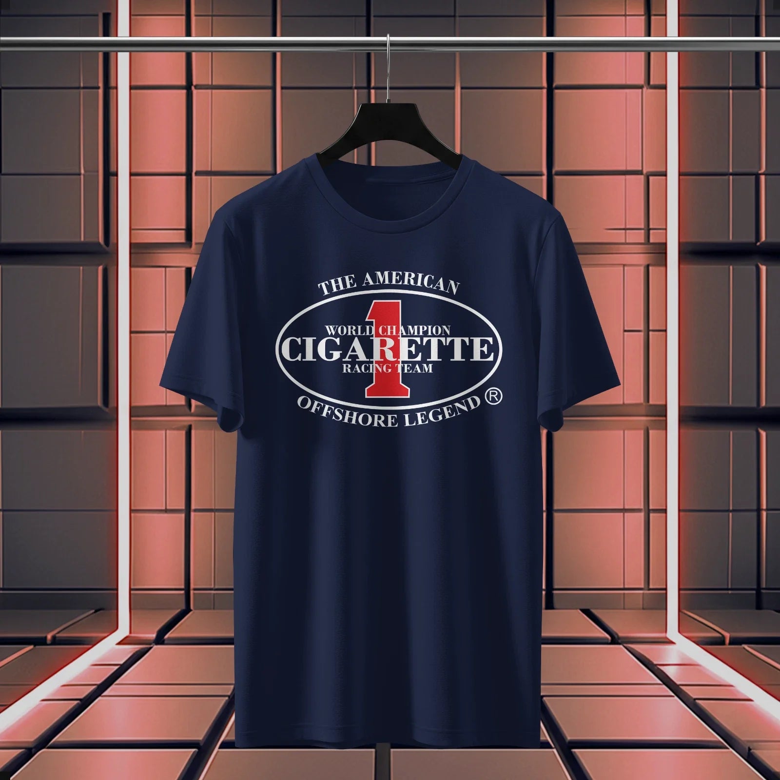 CIGARETTE RACING TEAM logo funny T-Shirt Size S-5XL Made in USA Unisex T-shirt, Sweatshirt, Hoodie, Long Sleeve Tee - T-Shirt, Sweatshirt, Hoodie