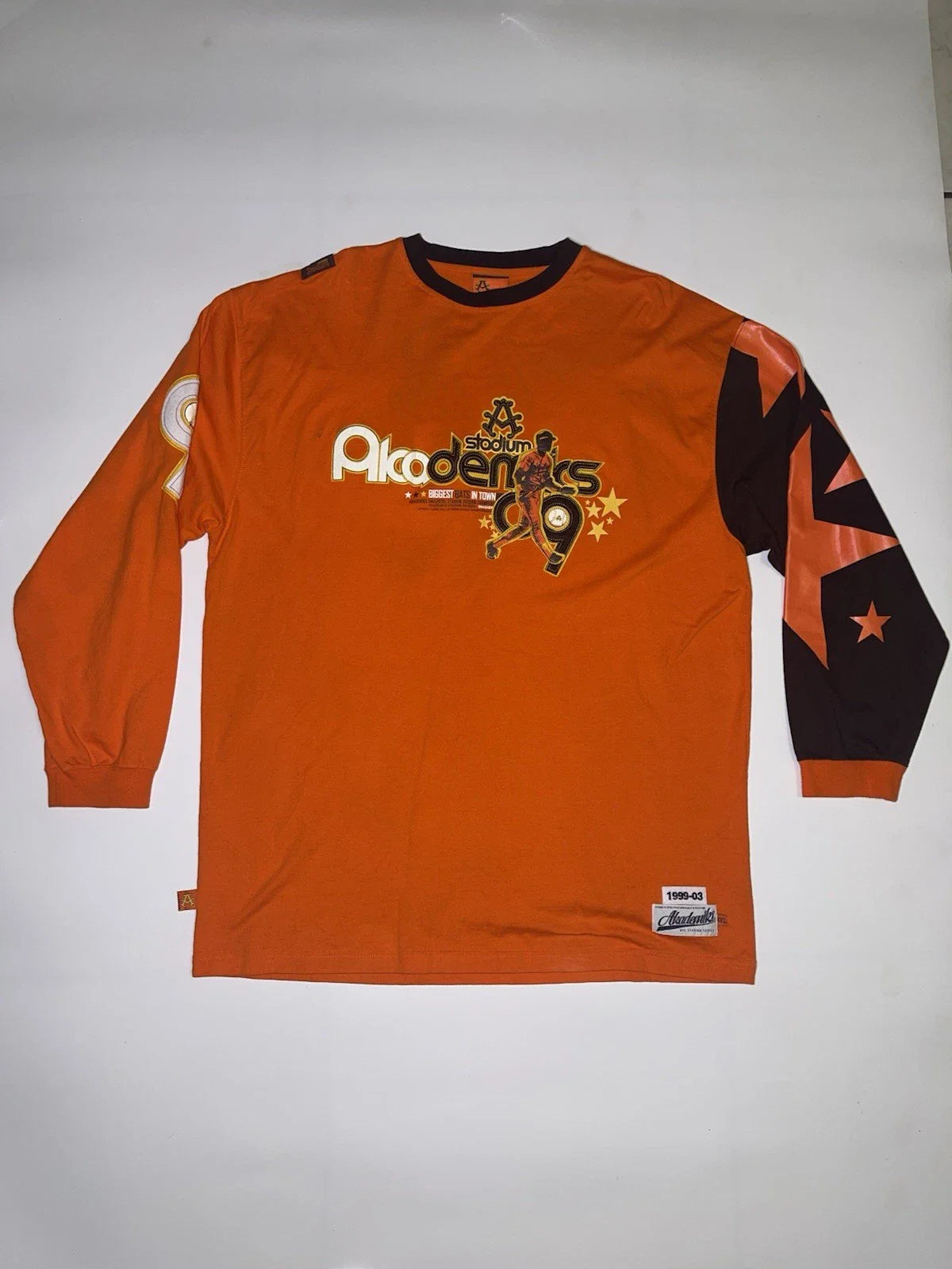 Vintage Akademiks Stadium Division Hooligans 09 Shirt 2XL Long Sleeve Unisex T-shirt, Sweatshirt, Hoodie, Long Sleeve Tee - T-Shirt, Sweatshirt, Hoodie