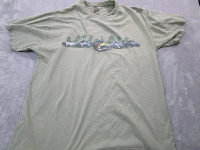 Grunge Y2K Shirt Mens Extra Large Army Green Short Sleeve Rock Goth Apt.9 Unisex T-shirt, Sweatshirt, Hoodie, Long Sleeve Tee - T-Shirt, Sweatshirt, Hoodie