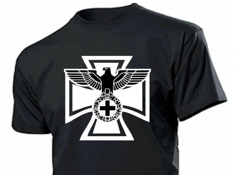 T-Shirt Imperial Eagle With Iron Cross Eagle EK EK1 EK2 Size 3-5XL Unisex T-shirt, Sweatshirt, Hoodie, Long Sleeve Tee - T-Shirt, Sweatshirt, Hoodie