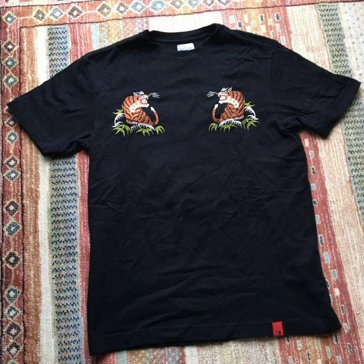 Studio D'Artisan Embroidered T-Shirt Size: S Black VG cond Limited From JAPAN Unisex T-shirt, Sweatshirt, Hoodie, Long Sleeve Tee - T-Shirt, Sweatshirt, Hoodie