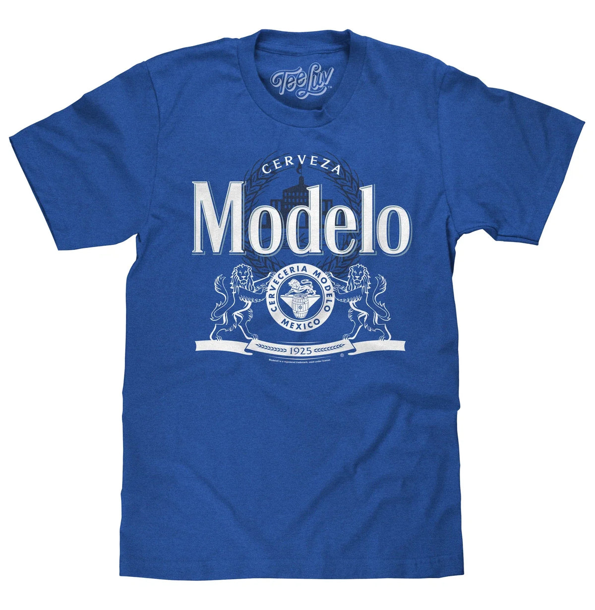 Cerveza Modelo Beer Mens Royal Blue - Adult & Kids T-Shirts, Sweatshirts & Hoodies apparel design preview 1