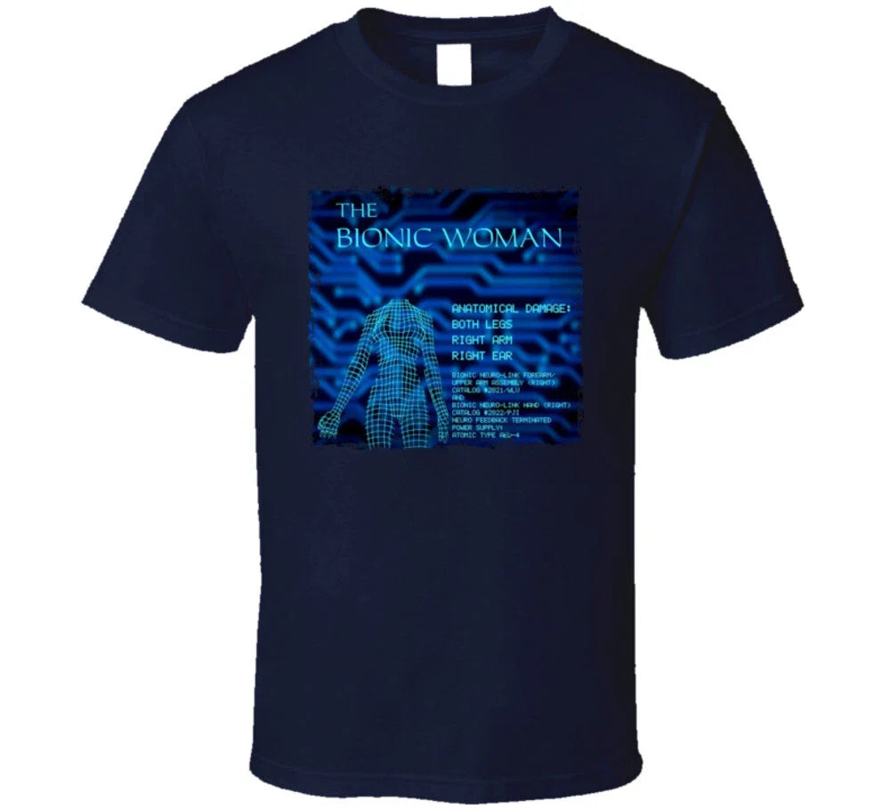 The Bionic Woman Anatomical Damage Tv Series T Shirt Unisex T-shirt, Sweatshirt, Hoodie, Long Sleeve Tee - T-Shirt, Sweatshirt, Hoodie
