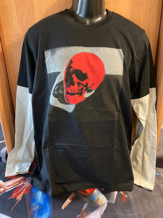 Andy Warhol big logo spell out skull tee long sleeveTate Size Men's / US M / EU Unisex T-shirt, Sweatshirt, Hoodie, Long Sleeve Tee - T-Shirt, Sweatshirt, Hoodie